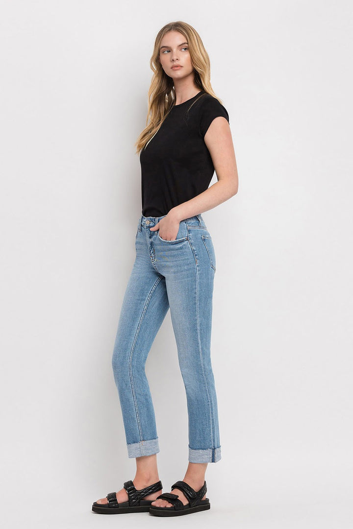 Flying Monkey Mid Rise Ankle Jean