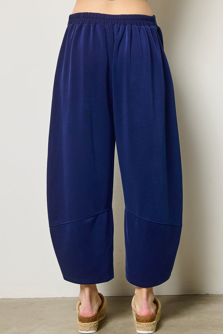 Jolie Scuba Barrel Lounge Pants (Navy)