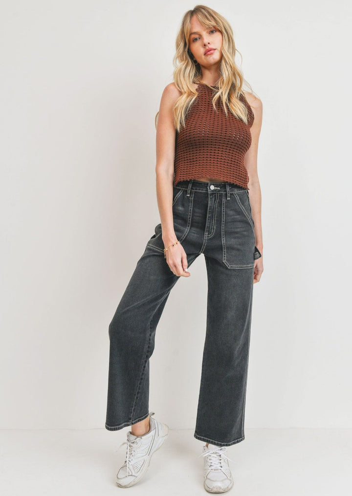 Just Black Carpenter Pant (Washed Black)