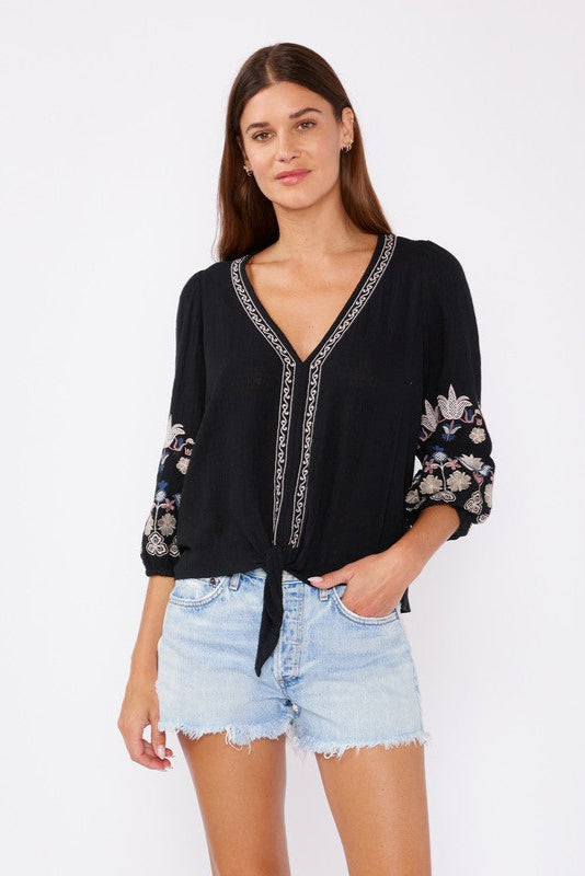 Lovestitch Alina Embroidered Blouse