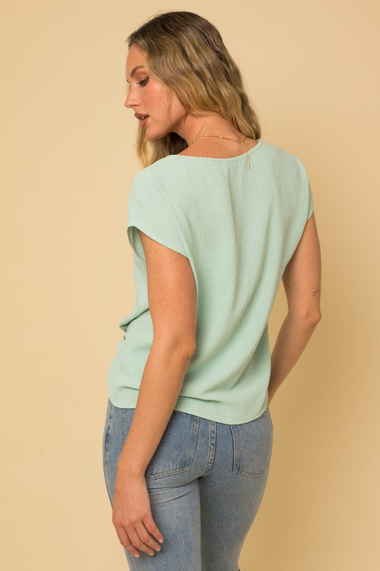 Sunday Edition Twisty Tee (Mint)