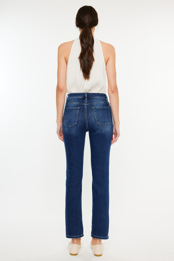 Kancan Adaline Slim Leg Jean (Dark Wash)