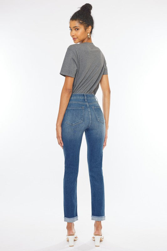 Kancan Jay Slim Leg Jean (Mid Wash)