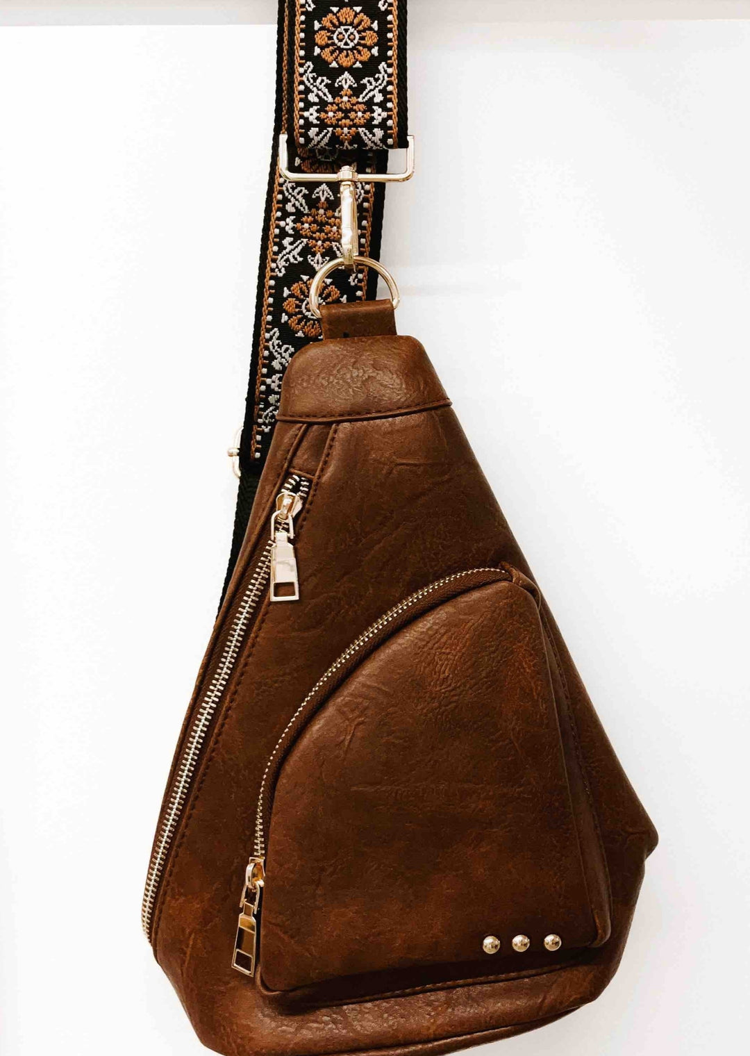 Pretty Simple Austin Sling Bag (Dark Chestnut)