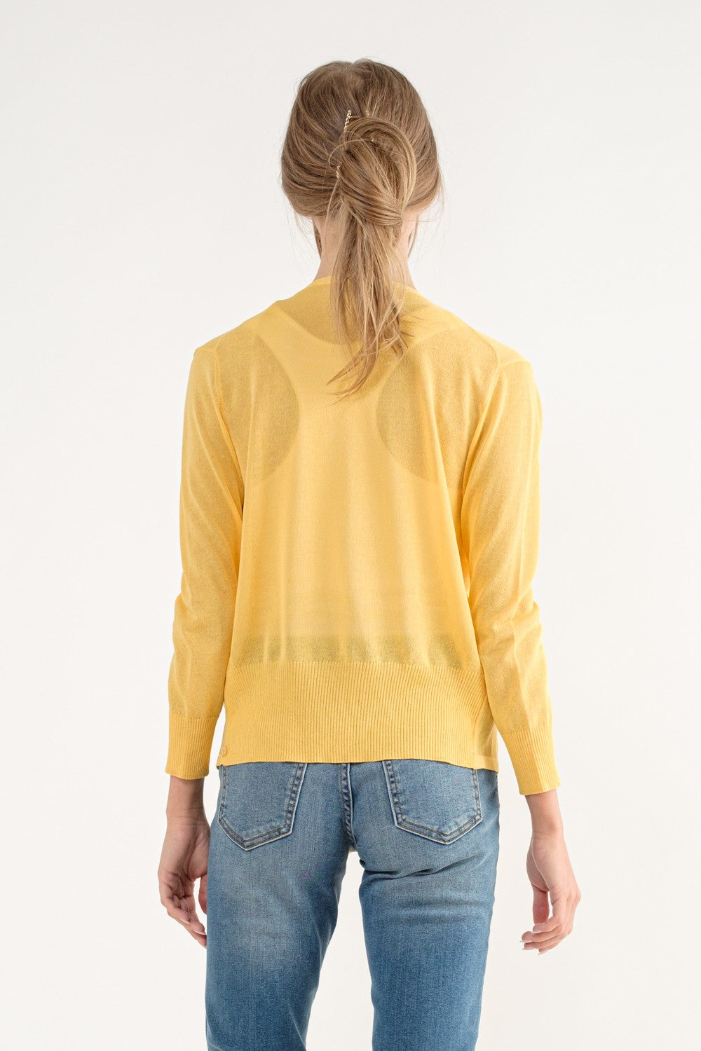 Cielo Multi Tie Cardigan (Yellow)