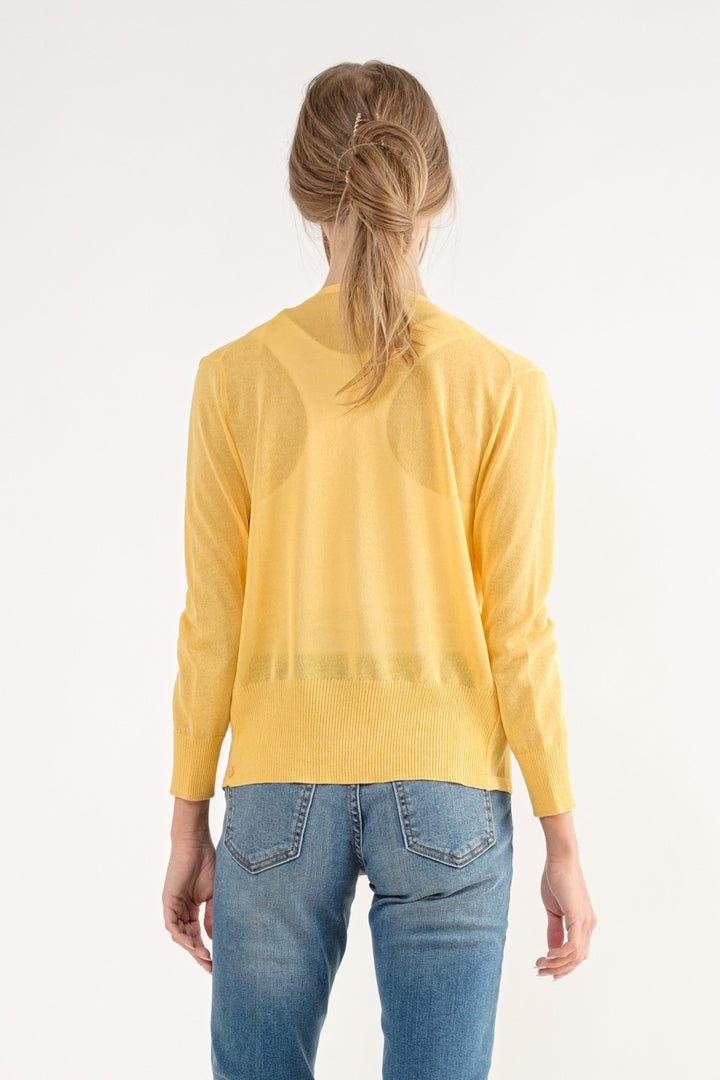 Cielo Multi Tie Cardigan (Yellow)