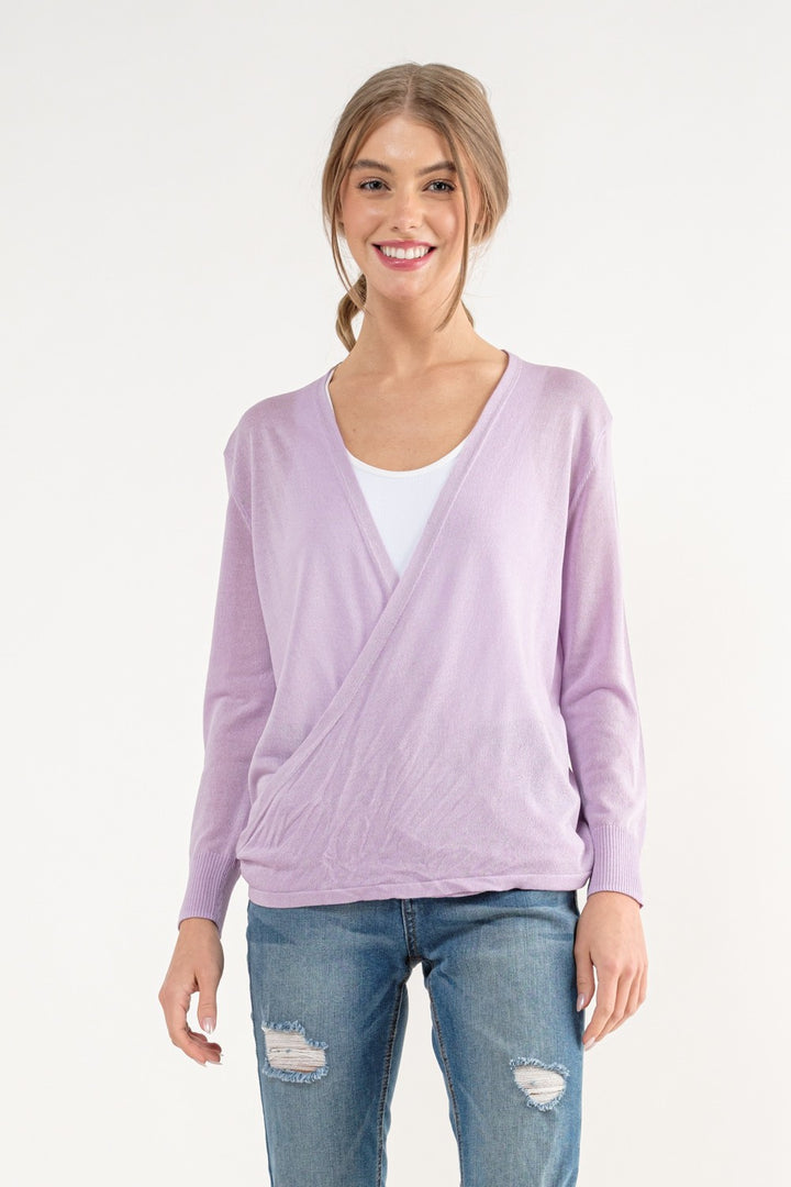 Cielo Multi Tie Cardigan (Lavender)
