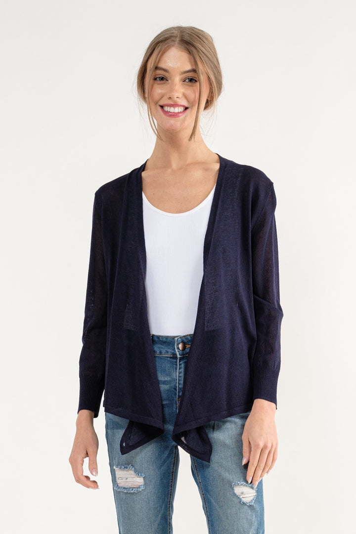 Cielo Multi Tie Cardigan (Navy)