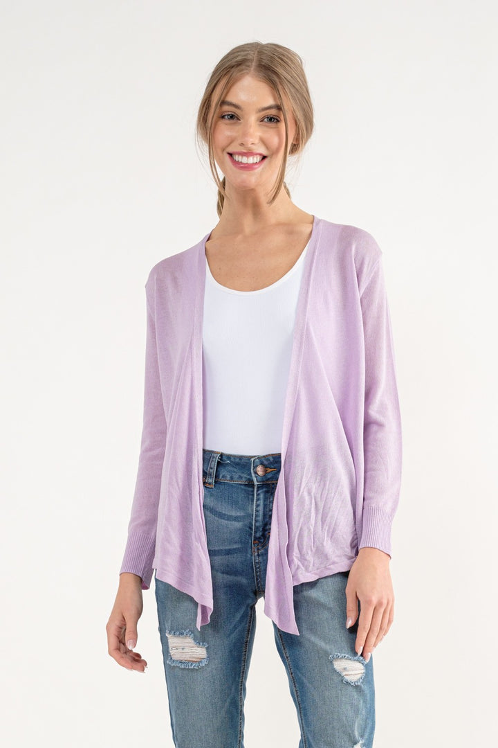 Cielo Multi Tie Cardigan (Lavender)