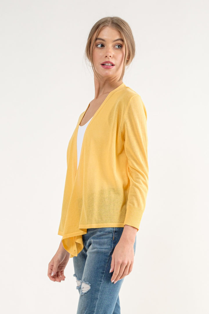 Cielo Multi Tie Cardigan (Yellow)
