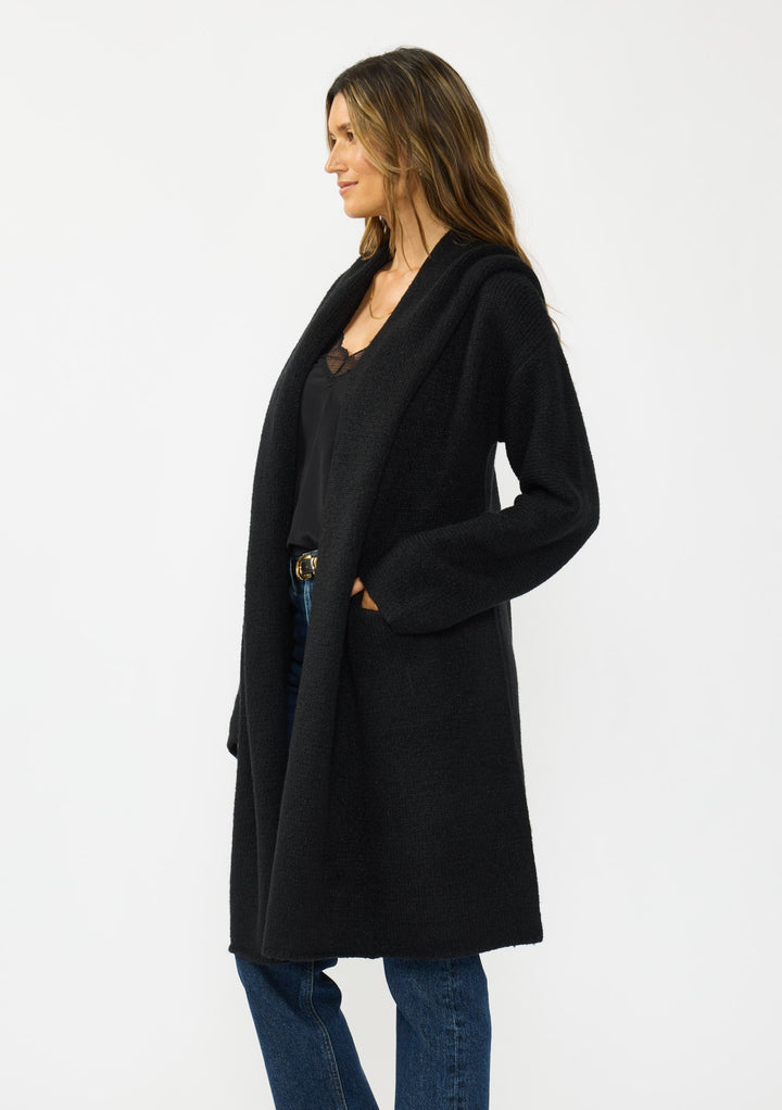 Lovestitch Coatigan (Black)