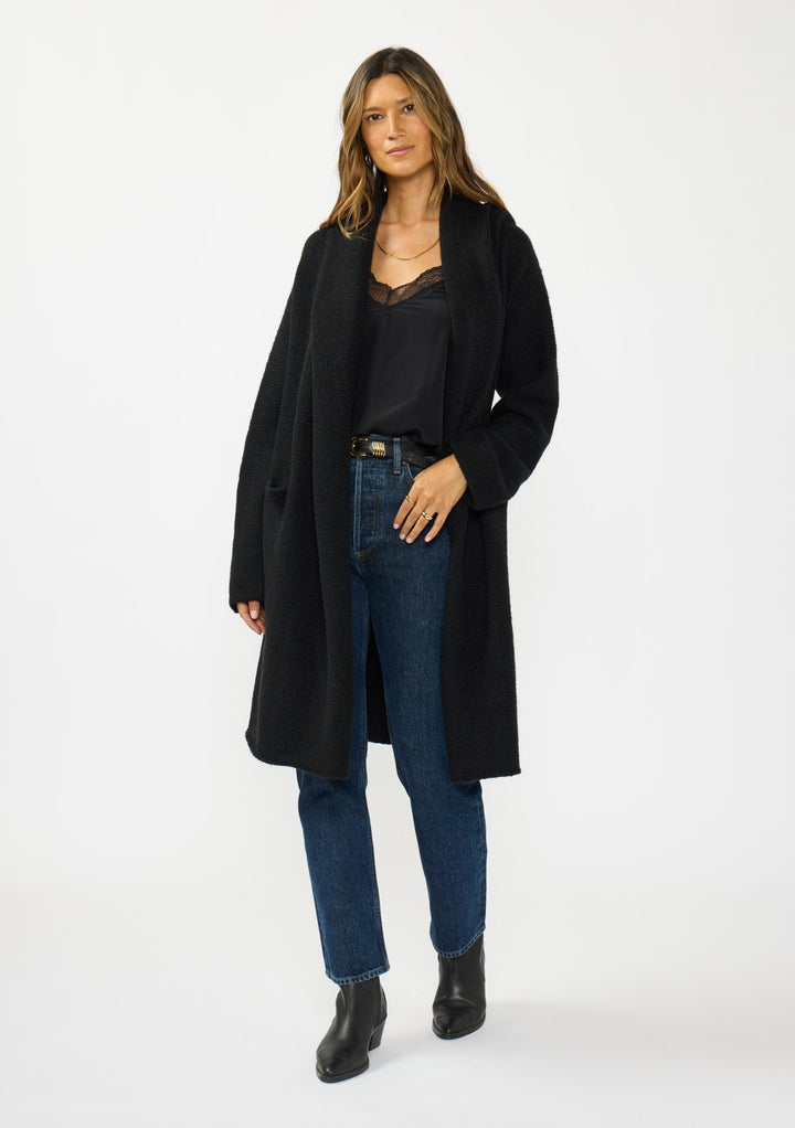 Lovestitch Coatigan (Black)