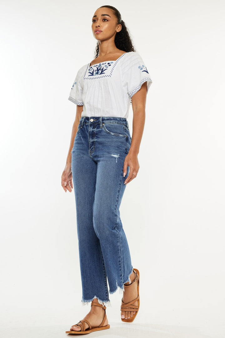 Kancan Rowan Wide Leg Jean