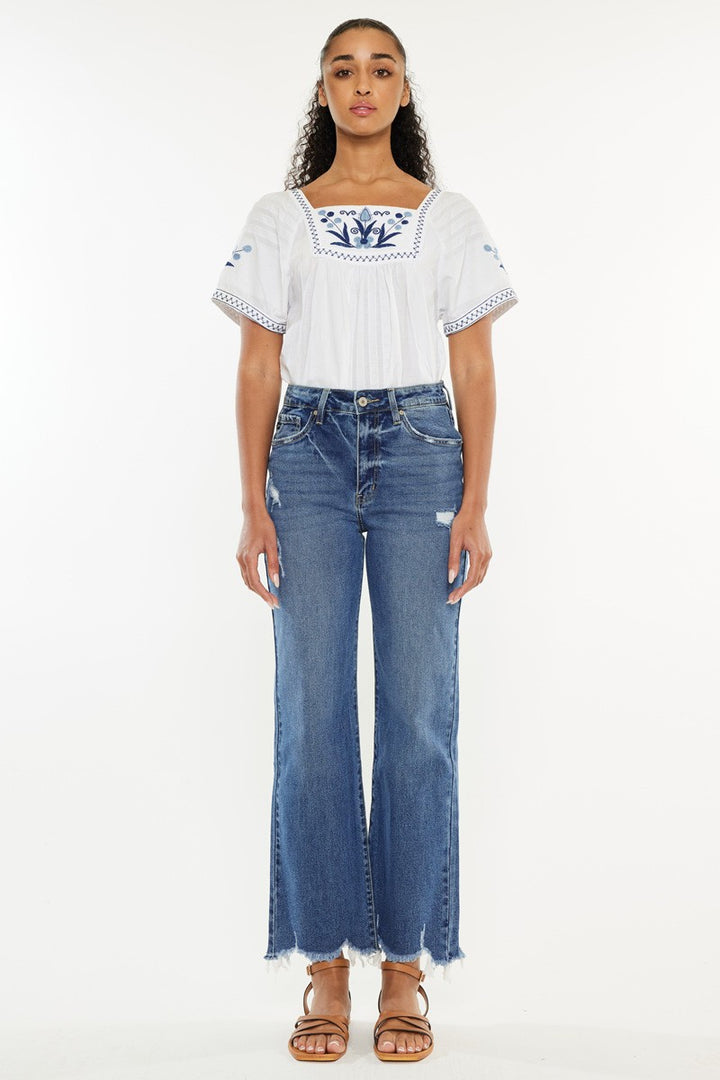 Kancan Rowan Wide Leg Jean