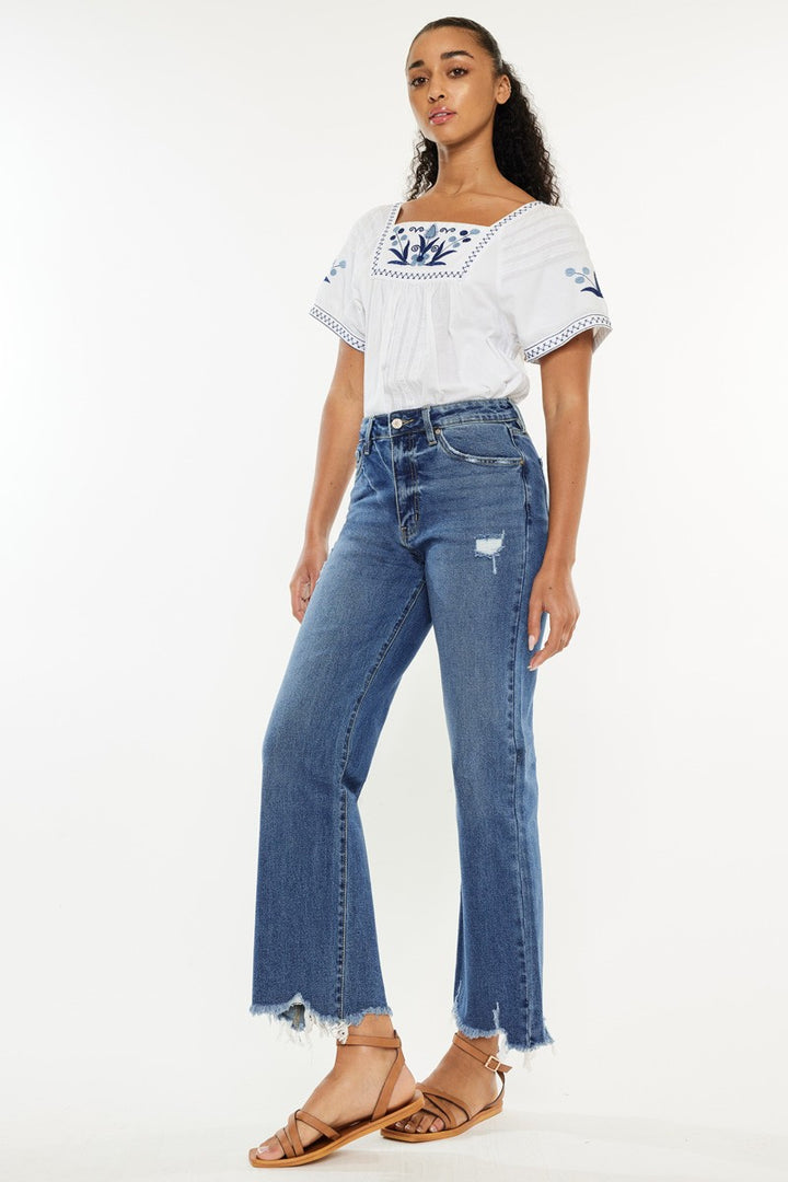 Kancan Rowan Wide Leg Jean