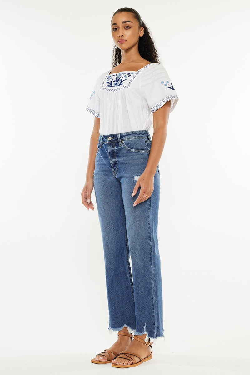 Kancan Rowan Wide Leg Jean