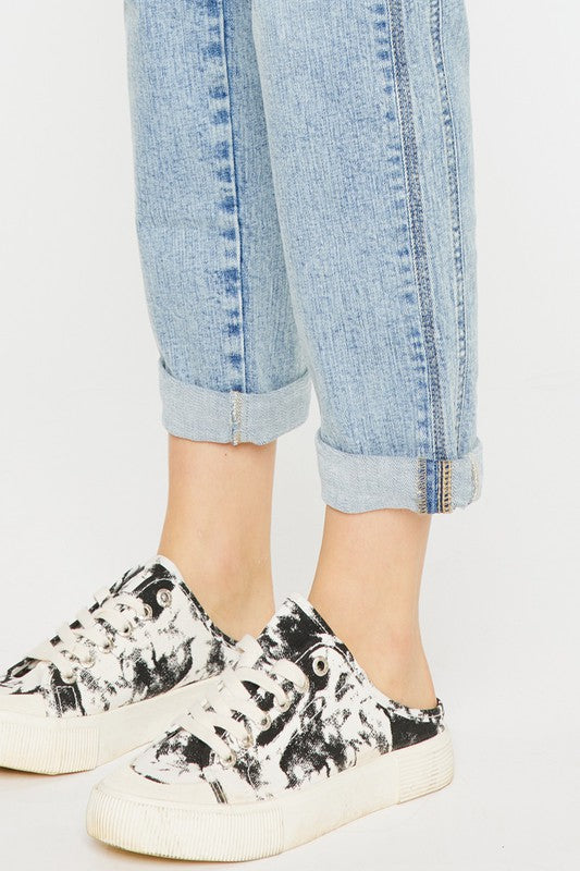 Kancan Mid Rise Boyfriend Jean