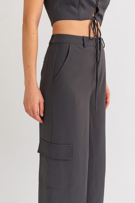 Le Lis Wide Leg Cargo Pant