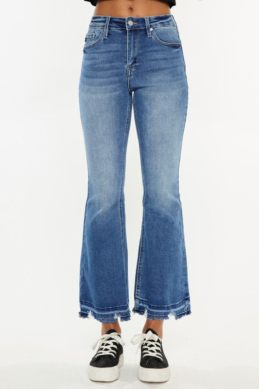 Kancan Bootcut Flare Jean (Mid Wash)