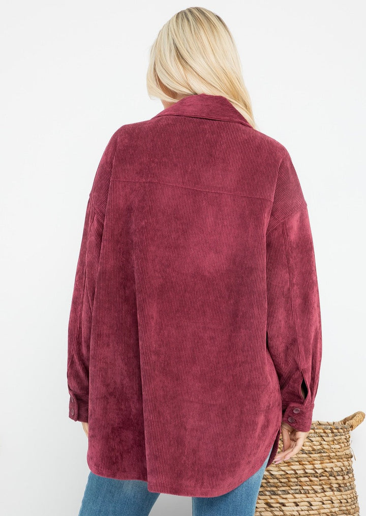Twenty Six Corduroy Shacket (Port)