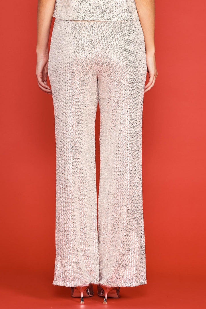 Skies Are Blue Sequin Pant (Champagne)