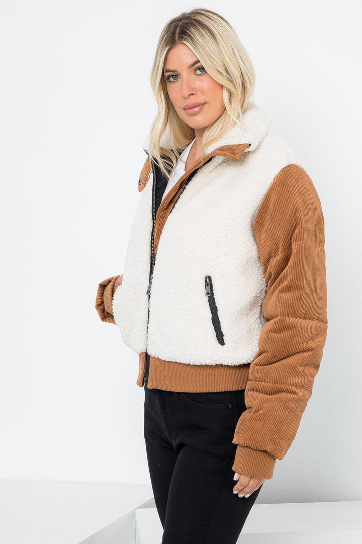 Twenty Six Corduroy Sherpa Jacket