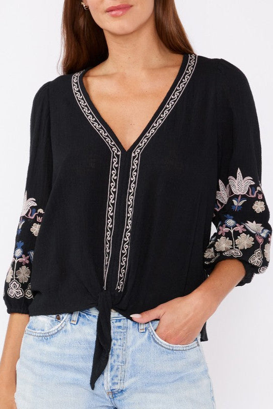 Lovestitch Alina Embroidered Blouse