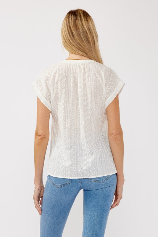 Lovestitch Alora Eyelet Tee