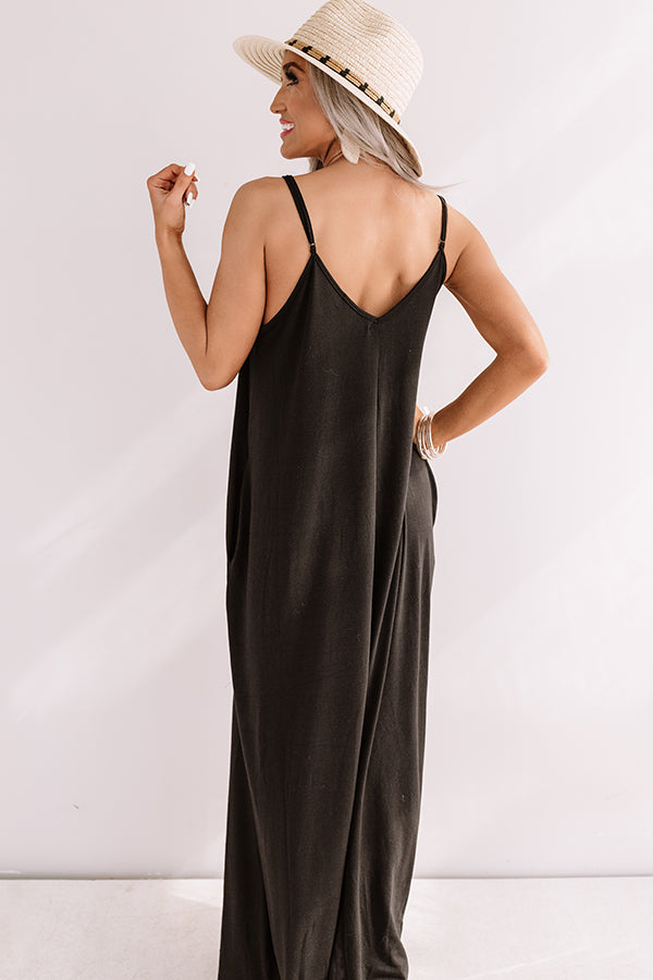 Zen Divine Maxi Dress (Black)