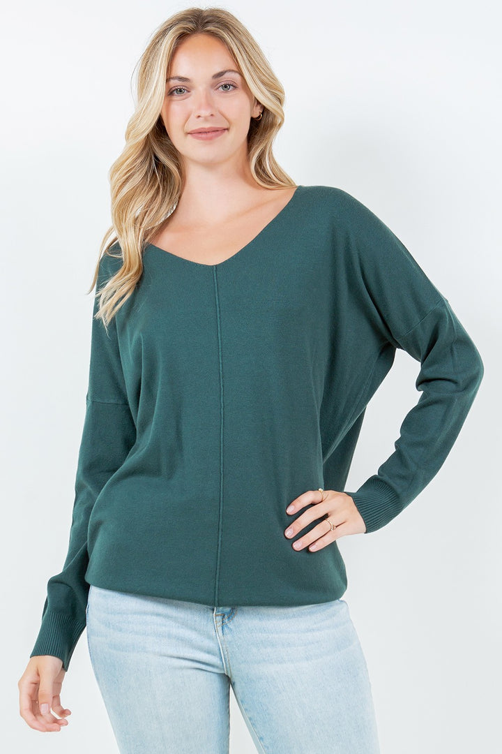 Comfy As Can Be Sweater (Juniper)