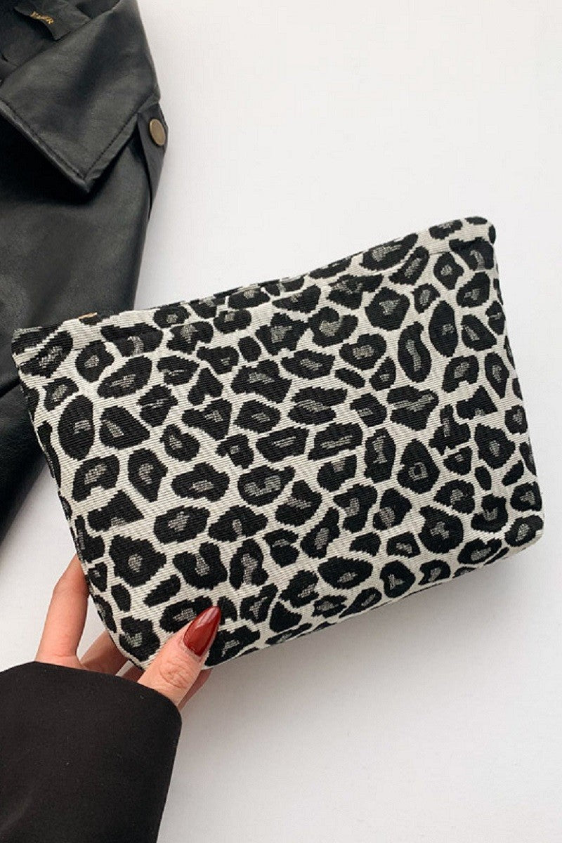 Leopard Cosmetic Bag (2 colours)