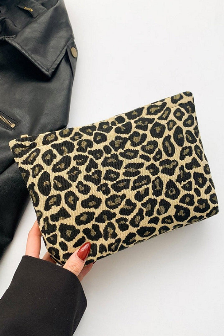 Leopard Cosmetic Bag (2 colours)