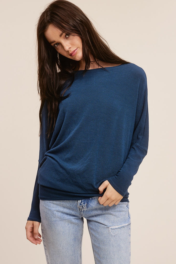 Jolie All Day Slouch Top (Teal)