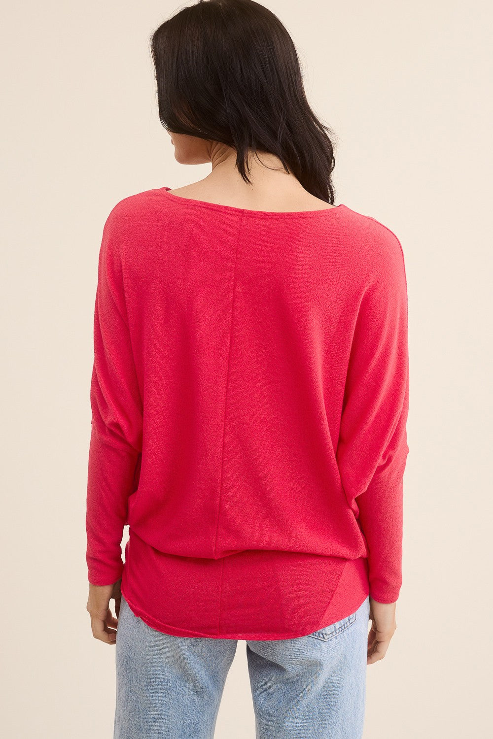 Jolie All Day Slouch Top (Berry)