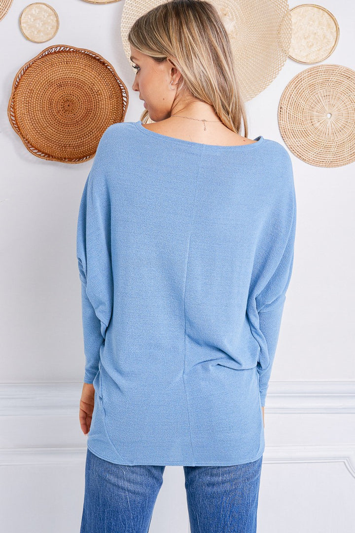 Jolie All Day Slouch Top (China Blue)