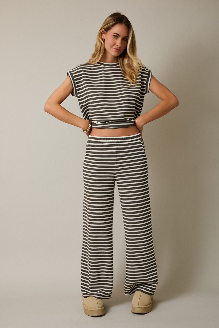 Sunday Edition Marco Striped Lounge Pant