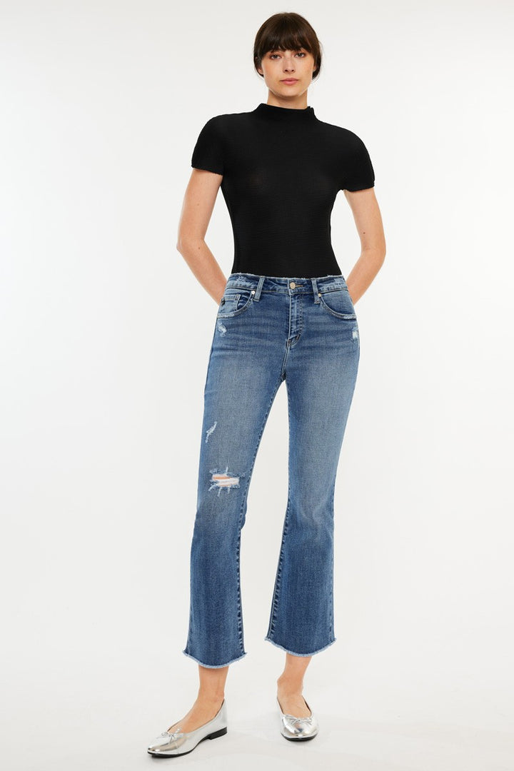 Kancan Honey Ankle Bootcut Jean