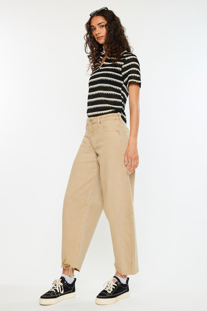Kancan Horseshoe Jean (Tan)