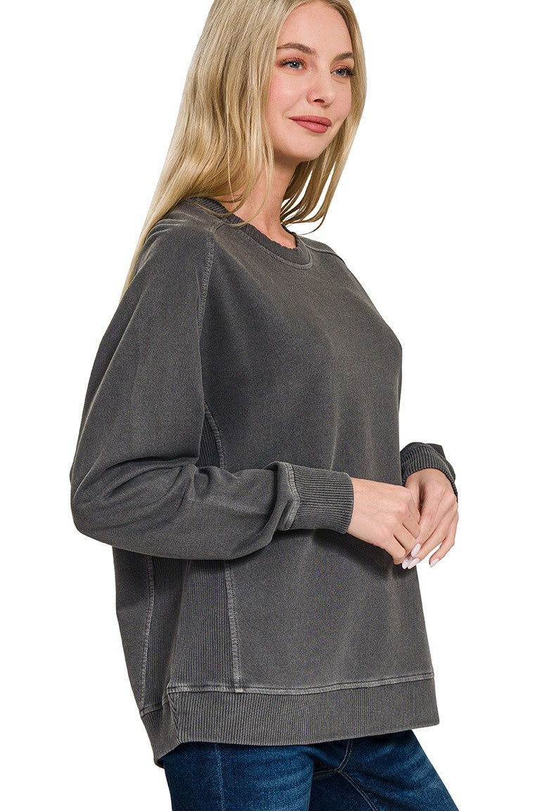 Zen Vintage Sweatshirt (Charcoal)