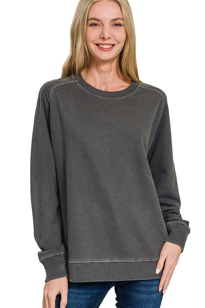 Zen Vintage Sweatshirt (Charcoal)