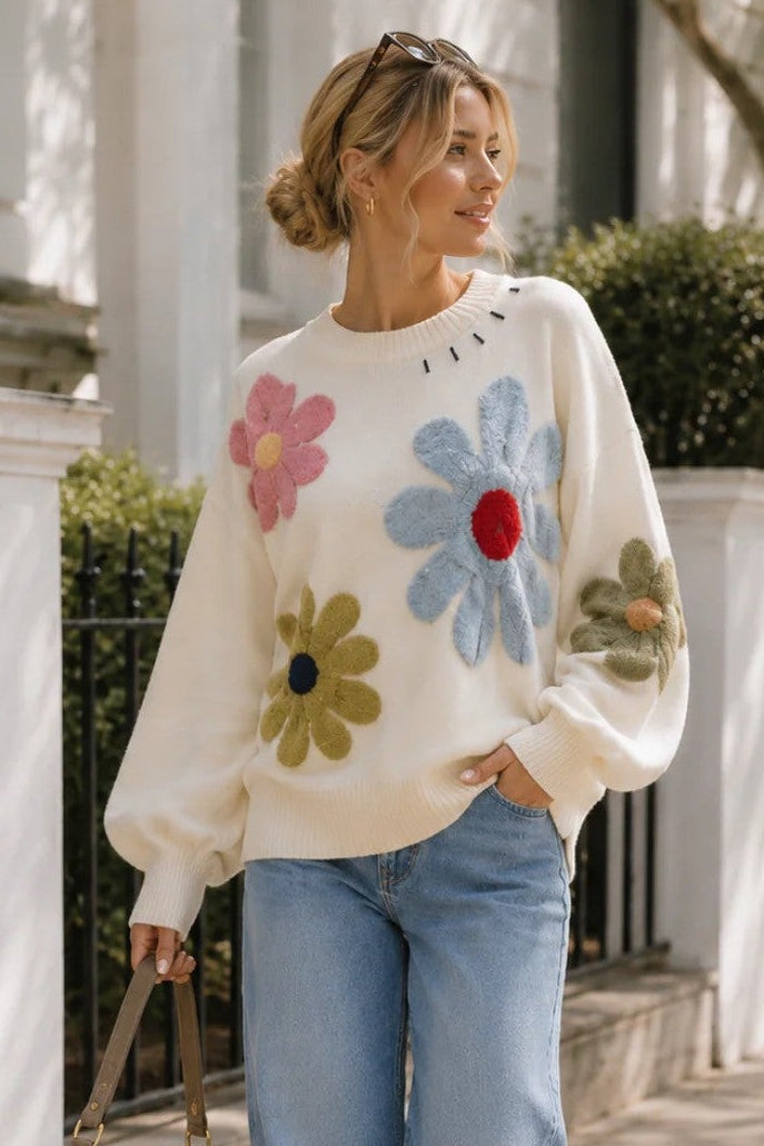 My Cozy Petal Party Sweater