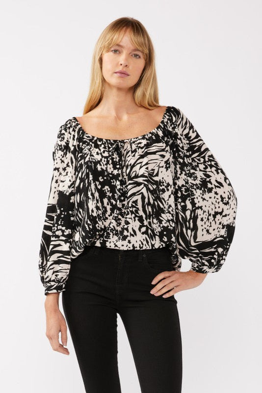 Lovestitch Midnight Oasis Blouse