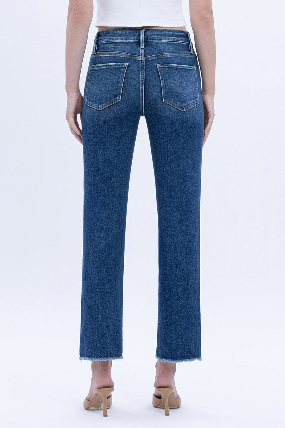 Flying Monkey Raw Hem Slim Leg Jean