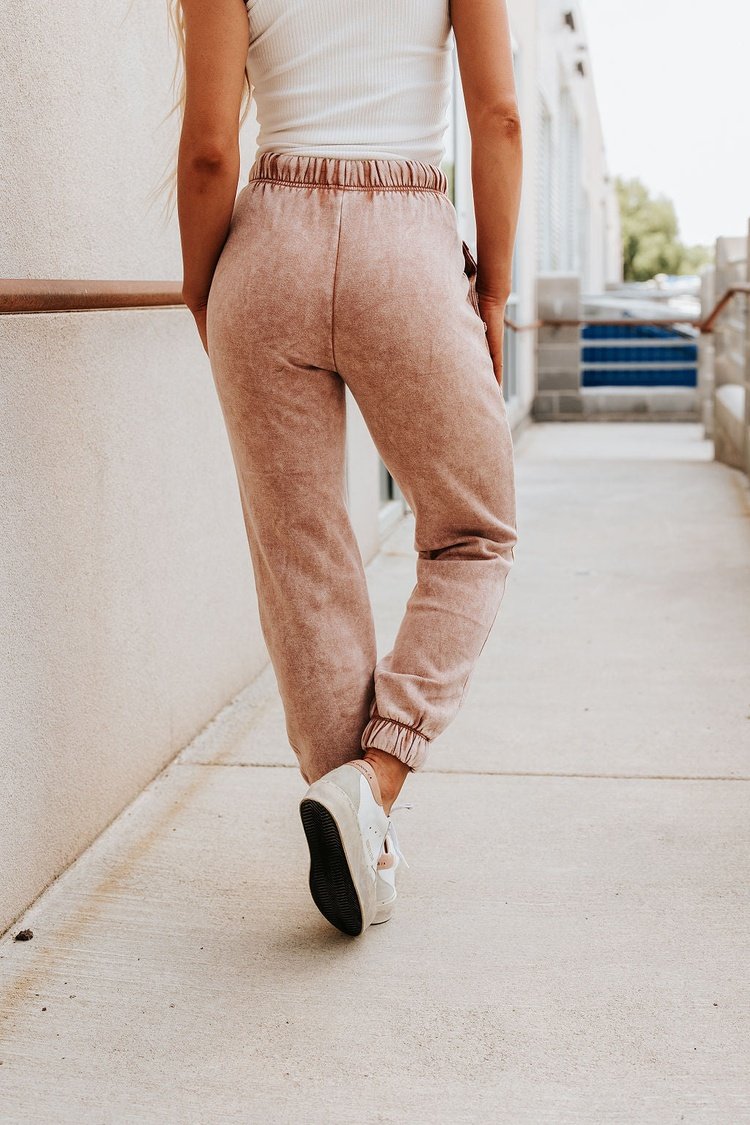 Zen Cotton Fleece Jogger (Rust)