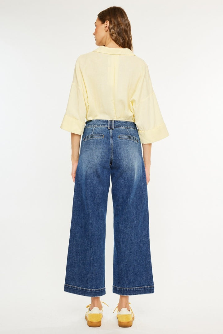 Kancan Petite Mid Rise Trousers