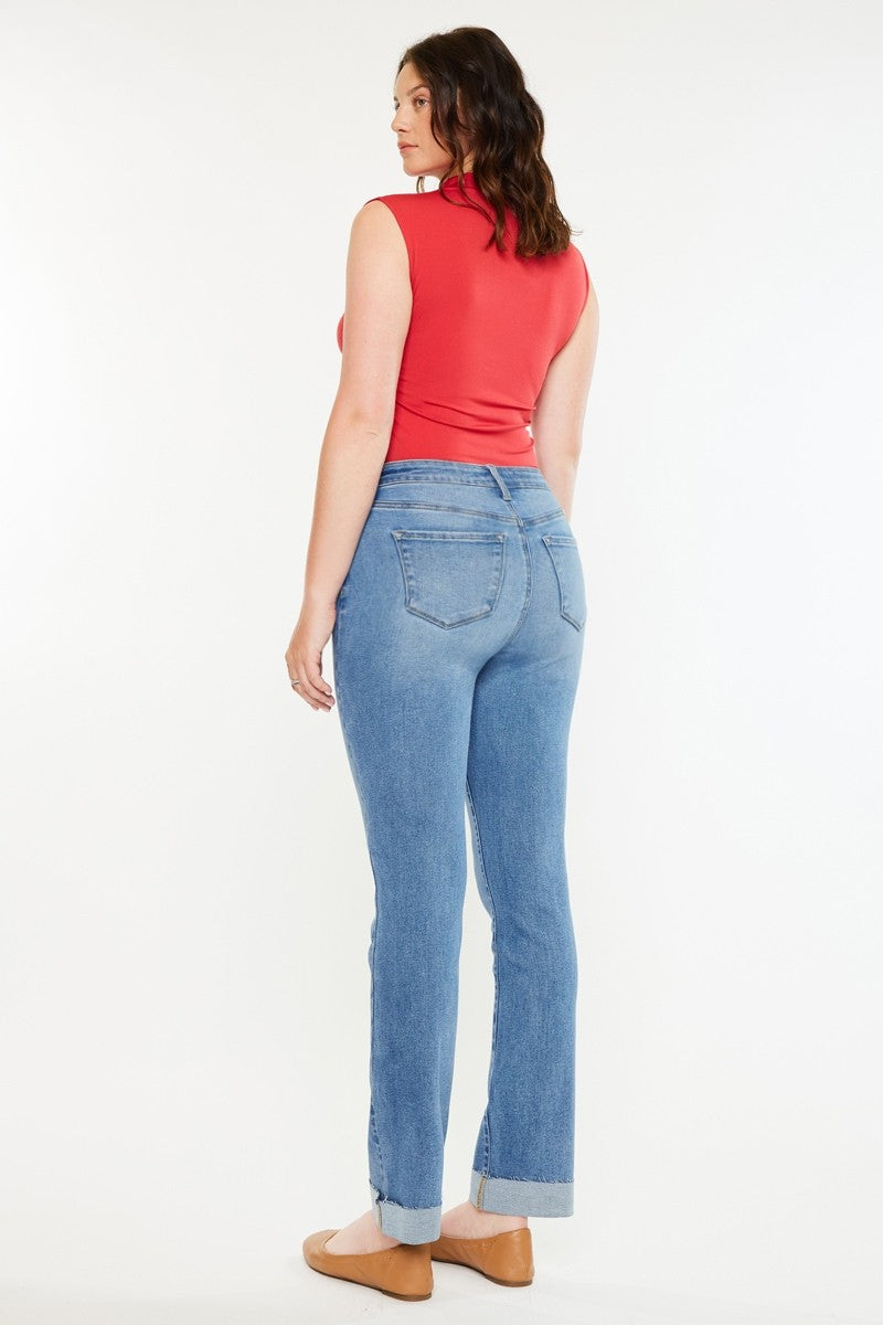 Kancan Curvy Fit Slim Leg Jean