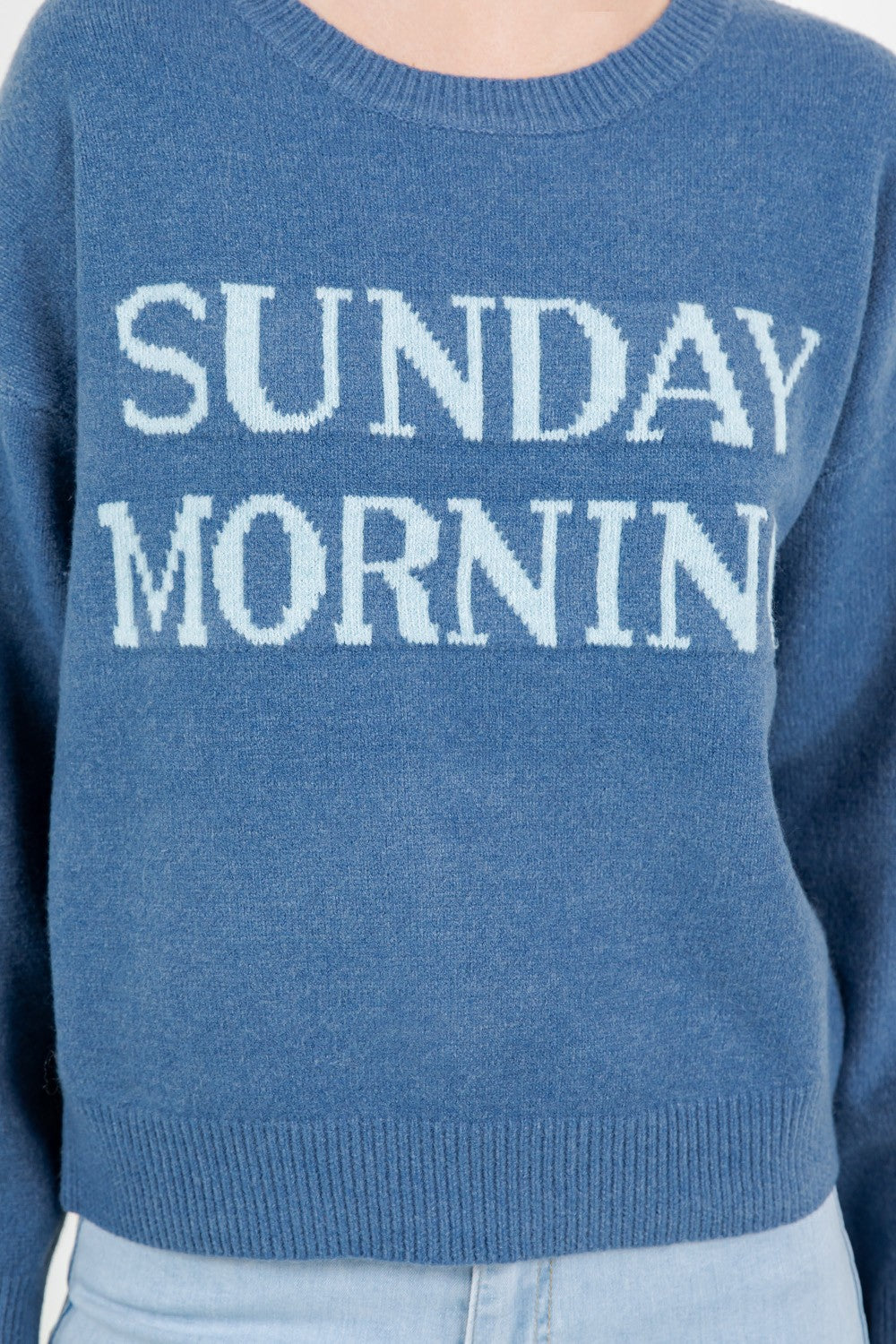 Dreamy Sunday Morning Sweater (Denim)