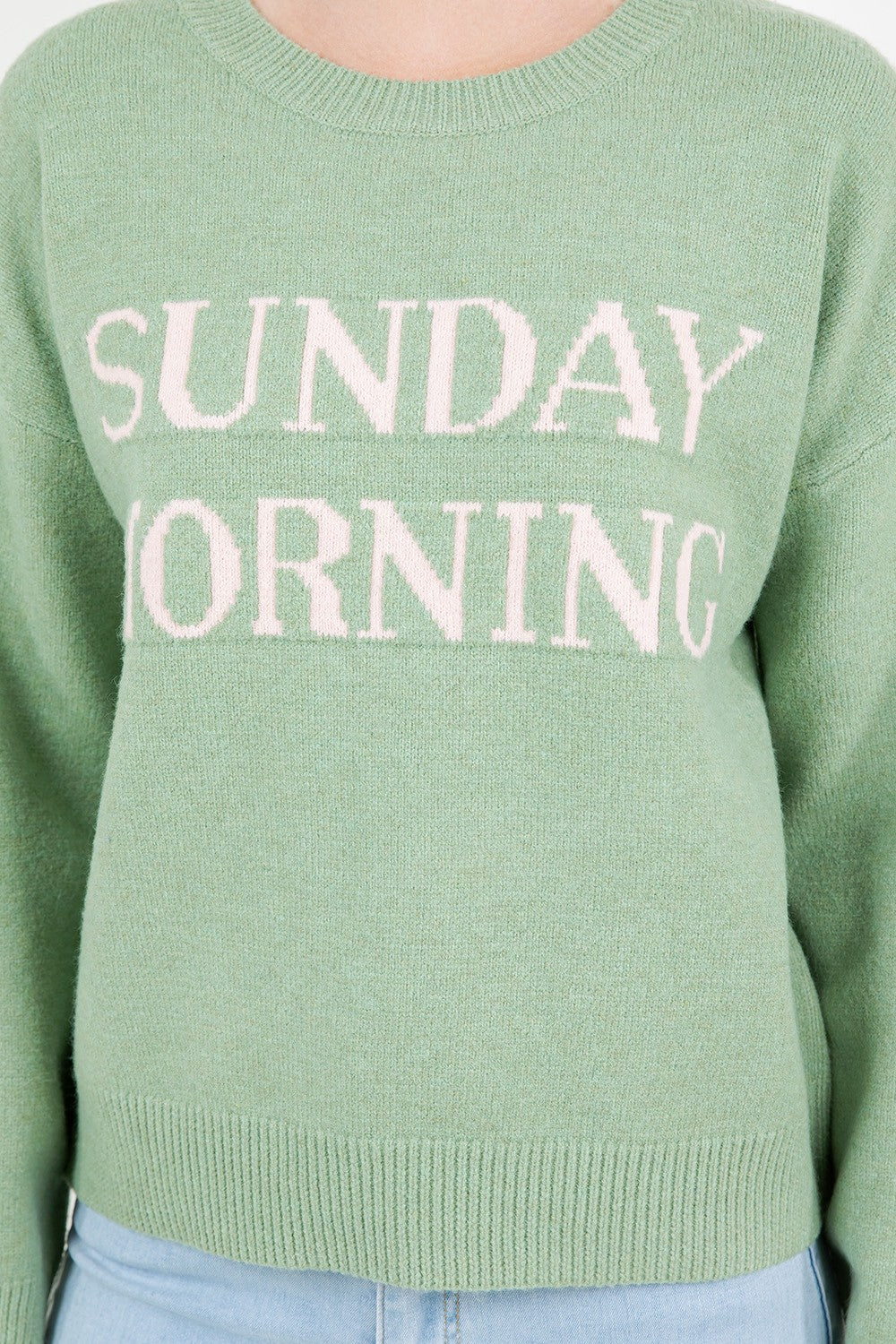 Dreamy Sunday Morning Sweater (Sage)