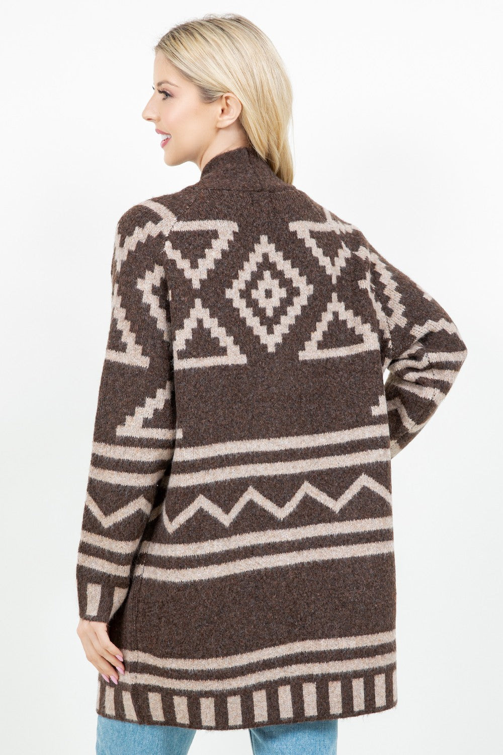 Dreamy Aztec Knit Cardigan
