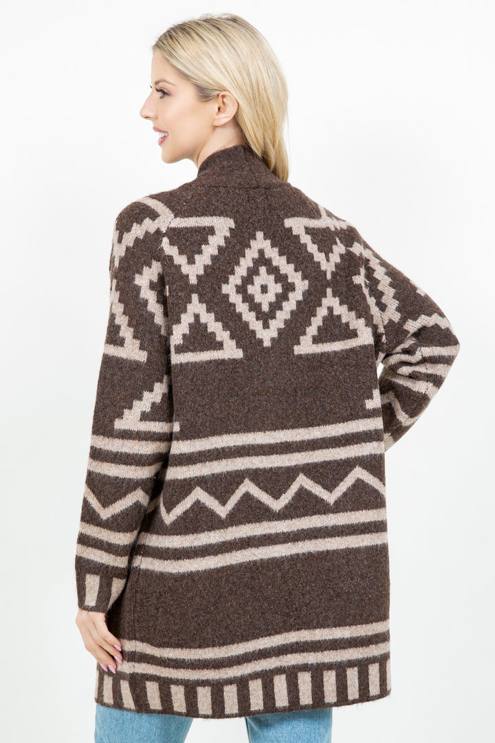 Dreamy Aztec Knit Cardigan